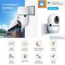 Convenient Camera1080P Panoramic Surveillance MINI WIFI Camera  AUDIO Smart Home Security Wireless CCTV Punch Free With EU Plug | A16-WIFI-YI |