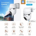 Convenient Camera1080P Panoramic Surveillance MINI WIFI Camera  AUDIO Smart Home Security Wireless CCTV Punch Free With EU Plug | A16-WIFI-YI |
