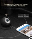 HD SMART LIFE WIRELESS WIFI SECURITY MINI CAMERA WITH MICRO USB CHARGING PORT & SD CARD PORT