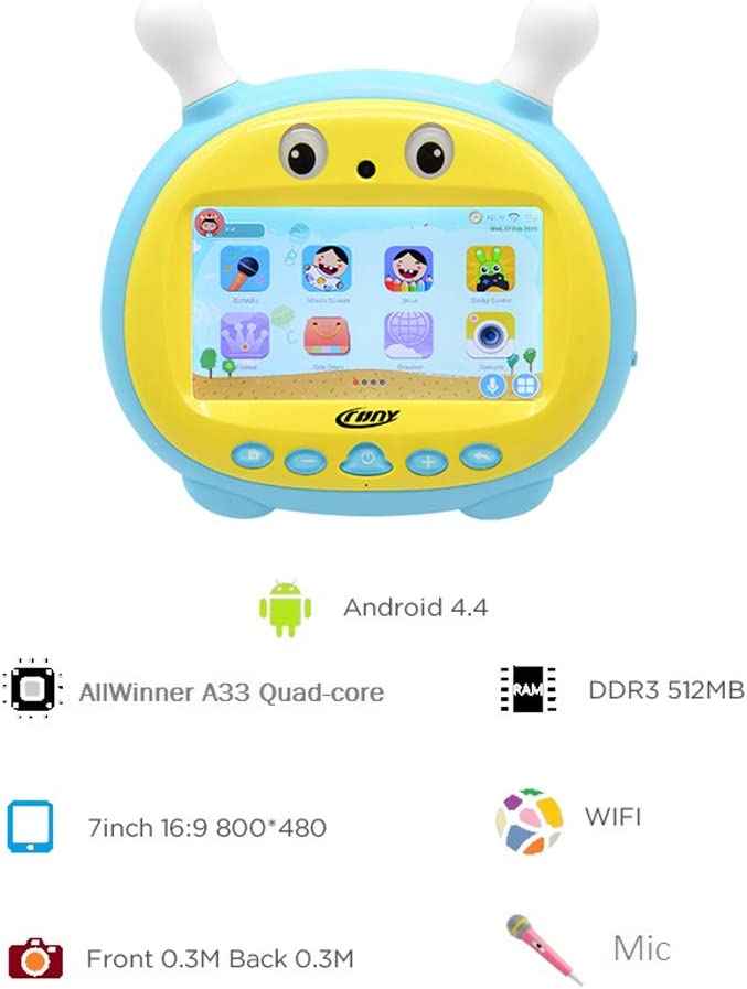 CRONY J8 Kid Tablet with Mic 1GB RAM 16GB ROM original WiFi