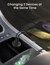 UGREEN ALL METAL DUAL PORT 20W FAST CAR CHARGER |30780B|