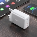 ACEFASR 40W FAST TYPE-C DUAL PORT WALL CHARGER | A12 | - WITHOUT CABLE