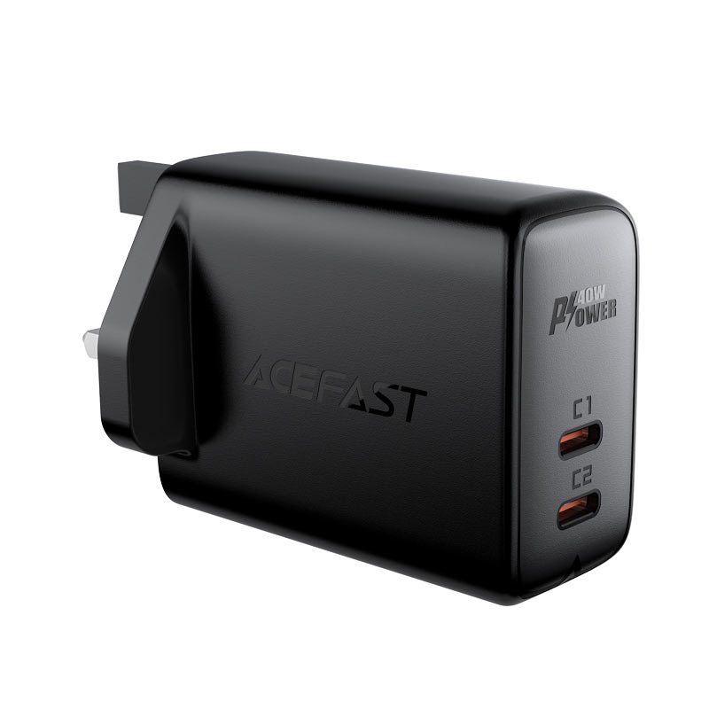 ACEFASR 40W FAST TYPE-C DUAL PORT WALL CHARGER | A12 | - WITHOUT CABLE
