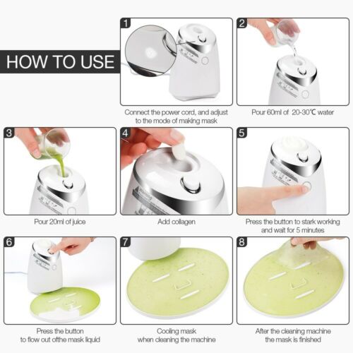 Automatic Control Face Mask Fruit Vegetable Facial Mask Maker Skin Care Machine