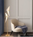 Creative Paper Style 2-Birds Decorative LED Floor Lamp