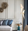 Creative Paper Style 2-Birds Decorative LED Floor Lamp