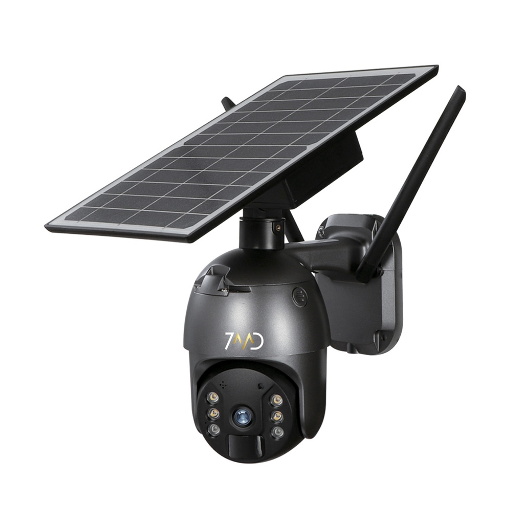 7MD CAMERA INTELLIGENT SOLAR ENERGY ALERT PTZ SECURITY CAMERA WITH NIGHT VISION & WATER-PROOF FUNCTION
