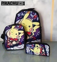 School Bag For Children With Pictures Of Their Favorite Heroes From The Cartoon Series