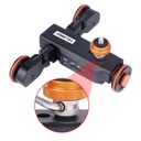 YELANGU L4X LIGHTSABER WOLF MOTORIZED AUTO DOLLY WITH REMOTE CONTROL FOR GOPRO / SMARTPHONE / CAMERA SLIDER