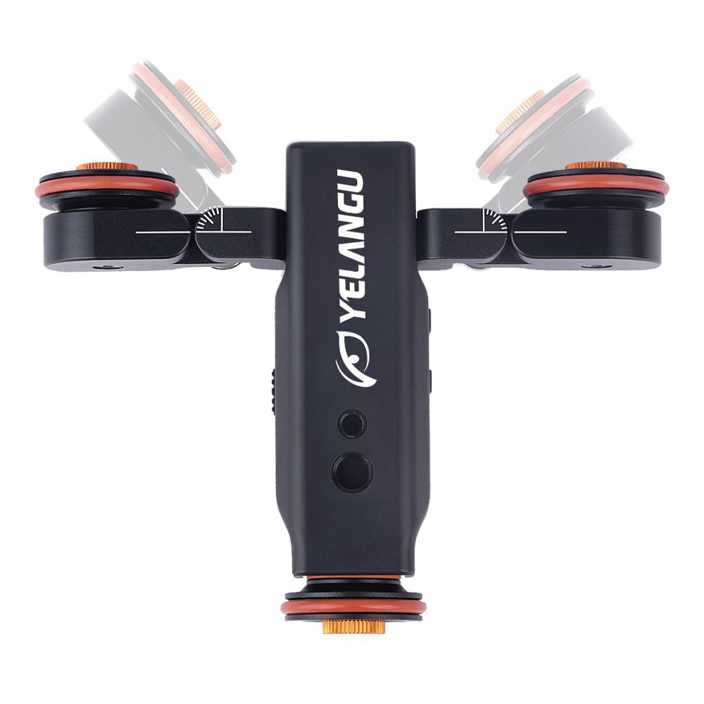 YELANGU L4X LIGHTSABER WOLF MOTORIZED AUTO DOLLY WITH REMOTE CONTROL FOR GOPRO / SMARTPHONE / CAMERA SLIDER