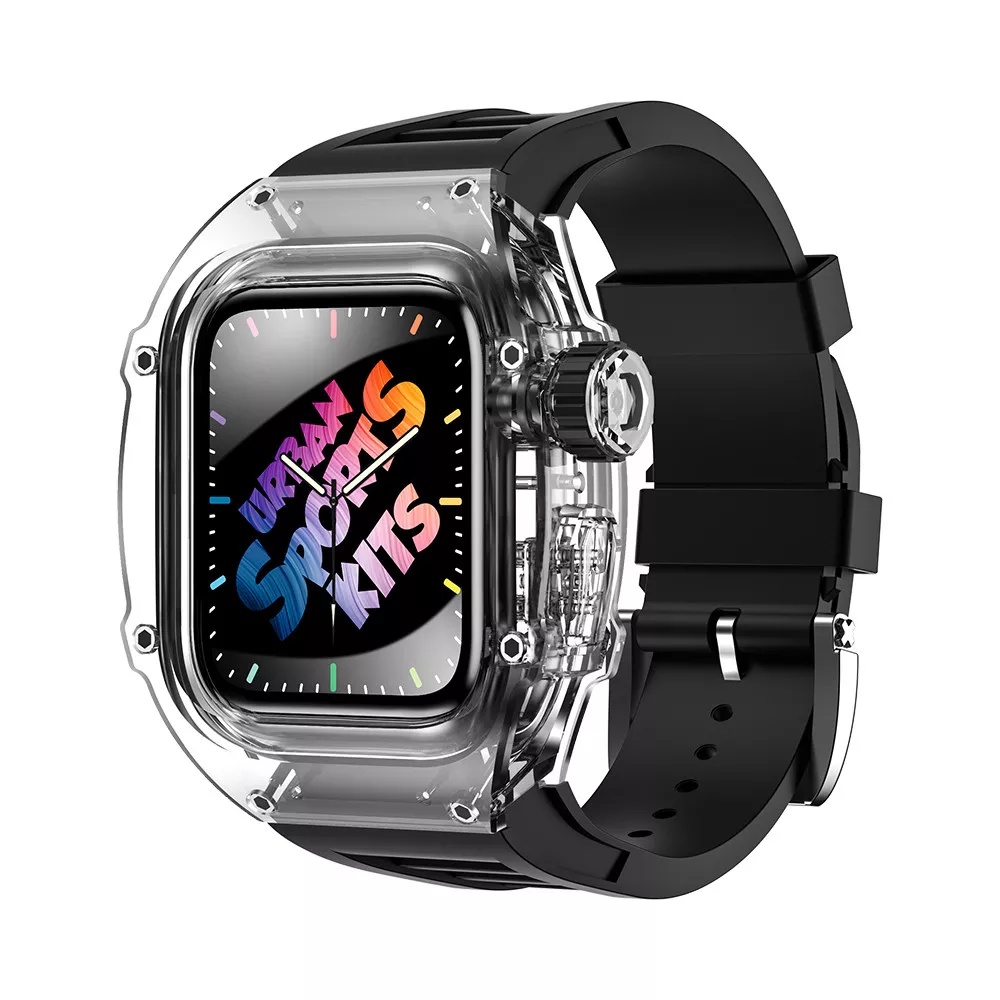Jeraland Urban Sports Mod Integrated Watch Protection Set Kits With Watch Strap For Apple Watch | 44mm 45mm |