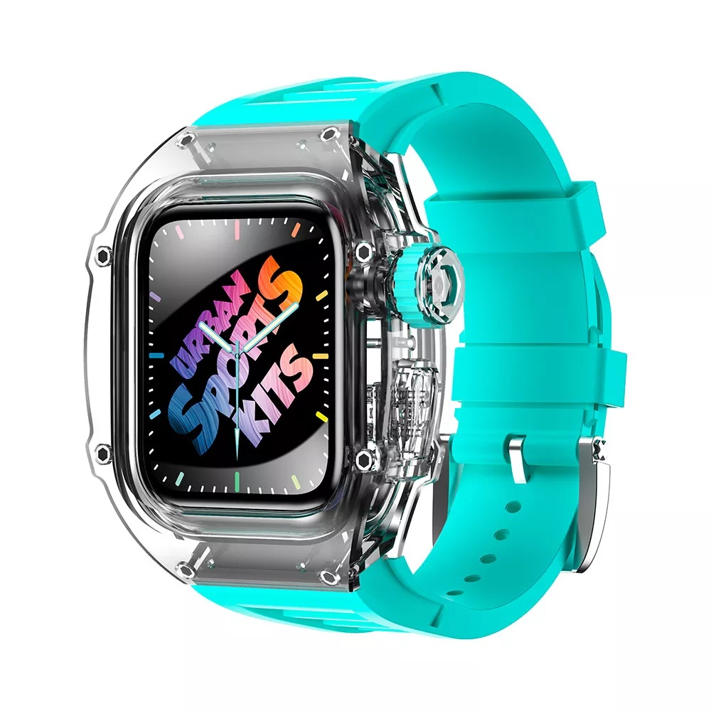 Jeraland Urban Sports Mod Integrated Watch Protection Set Kits With Watch Strap For Apple Watch | 44mm 45mm |