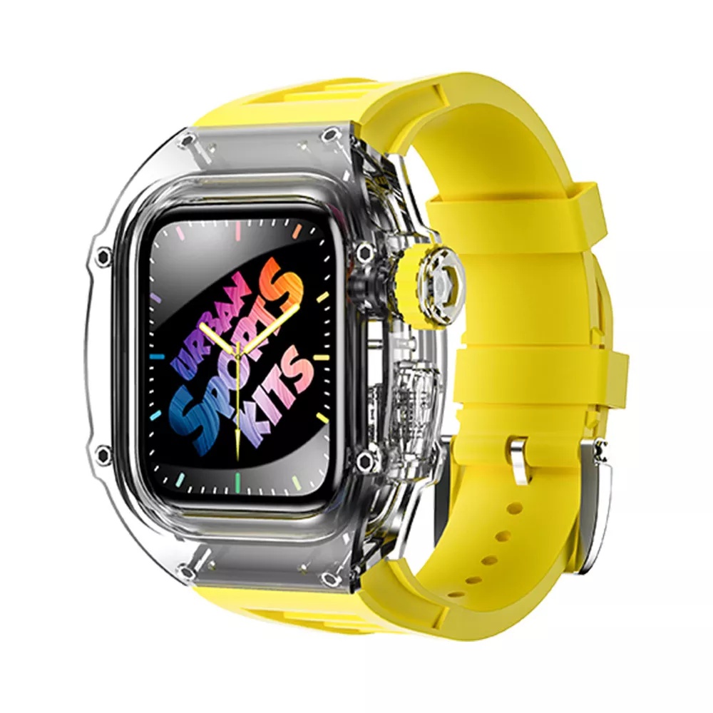 Jeraland Urban Sports Mod Integrated Watch Protection Set Kits With Watch Strap For Apple Watch | 44mm 45mm |
