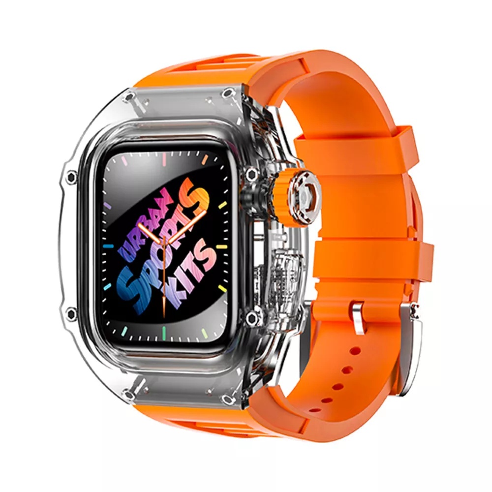 Jeraland Urban Sports Mod Integrated Watch Protection Set Kits With Watch Strap For Apple Watch | 44mm 45mm |