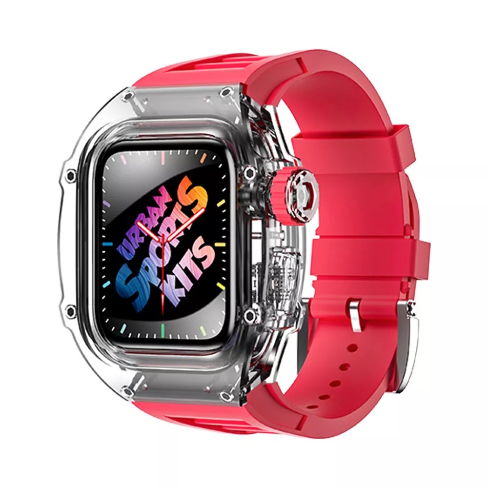 Jeraland Urban Sports Mod Integrated Watch Protection Set Kits With Watch Strap For Apple Watch | 44mm 45mm |