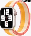 GREEN | 44 / 45MM | STRONG WOVER NYLON APPLE WATCH STRAP | GNNSWS45BKGY |