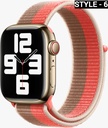 GREEN | 44 / 45MM | STRONG WOVER NYLON APPLE WATCH STRAP | GNNSWS45BKGY |
