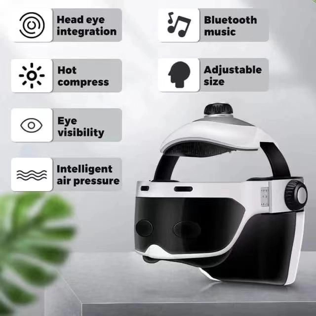 Bang Bang Adjustable Size Electric Multifunctional Physiotherapy Head Massager & Stress Reliever Helmet | ZC-608 |