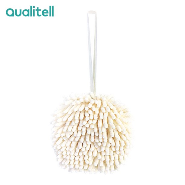 Xiaomi Qualitell Soft Absorbent Chenille Hand Towels Ball Quick Dry / Super Absorbent / No Hair Removal / Hanging Hand Bath Towel For Kitchen Bathroom Use