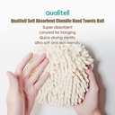 Xiaomi Qualitell Soft Absorbent Chenille Hand Towels Ball Quick Dry / Super Absorbent / No Hair Removal / Hanging Hand Bath Towel For Kitchen Bathroom Use