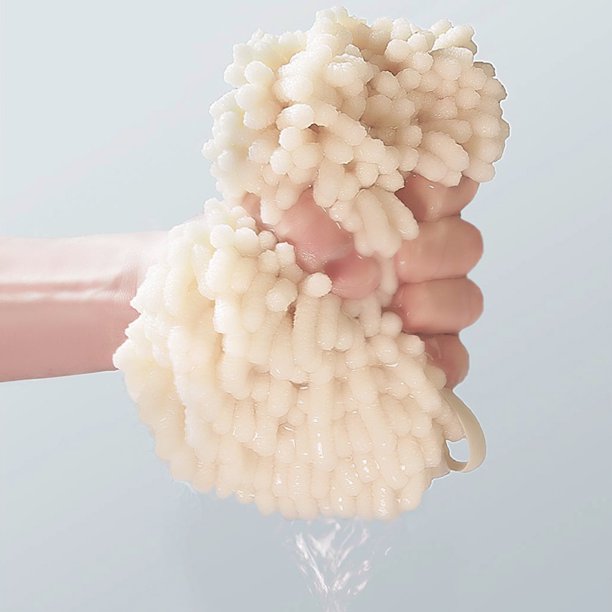 Xiaomi Qualitell Soft Absorbent Chenille Hand Towels Ball Quick Dry / Super Absorbent / No Hair Removal / Hanging Hand Bath Towel For Kitchen Bathroom Use