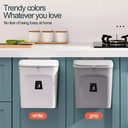 SLIDE COVER MULTI-FUNCTIONAL WALL-MOUNTED CLEANING TRASH CAN BF-GB102