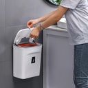 SLIDE COVER MULTI-FUNCTIONAL WALL-MOUNTED CLEANING TRASH CAN BF-GB102