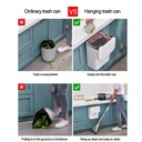 SLIDE COVER MULTI-FUNCTIONAL WALL-MOUNTED CLEANING TRASH CAN BF-GB102