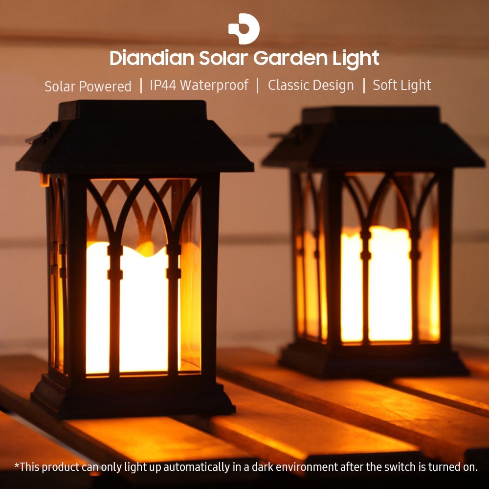 DIANDIAN Solar Garden Light IP44 Waterproof Night Light Energy-Saving Solar Powered Yard Light | ONE PCS |
