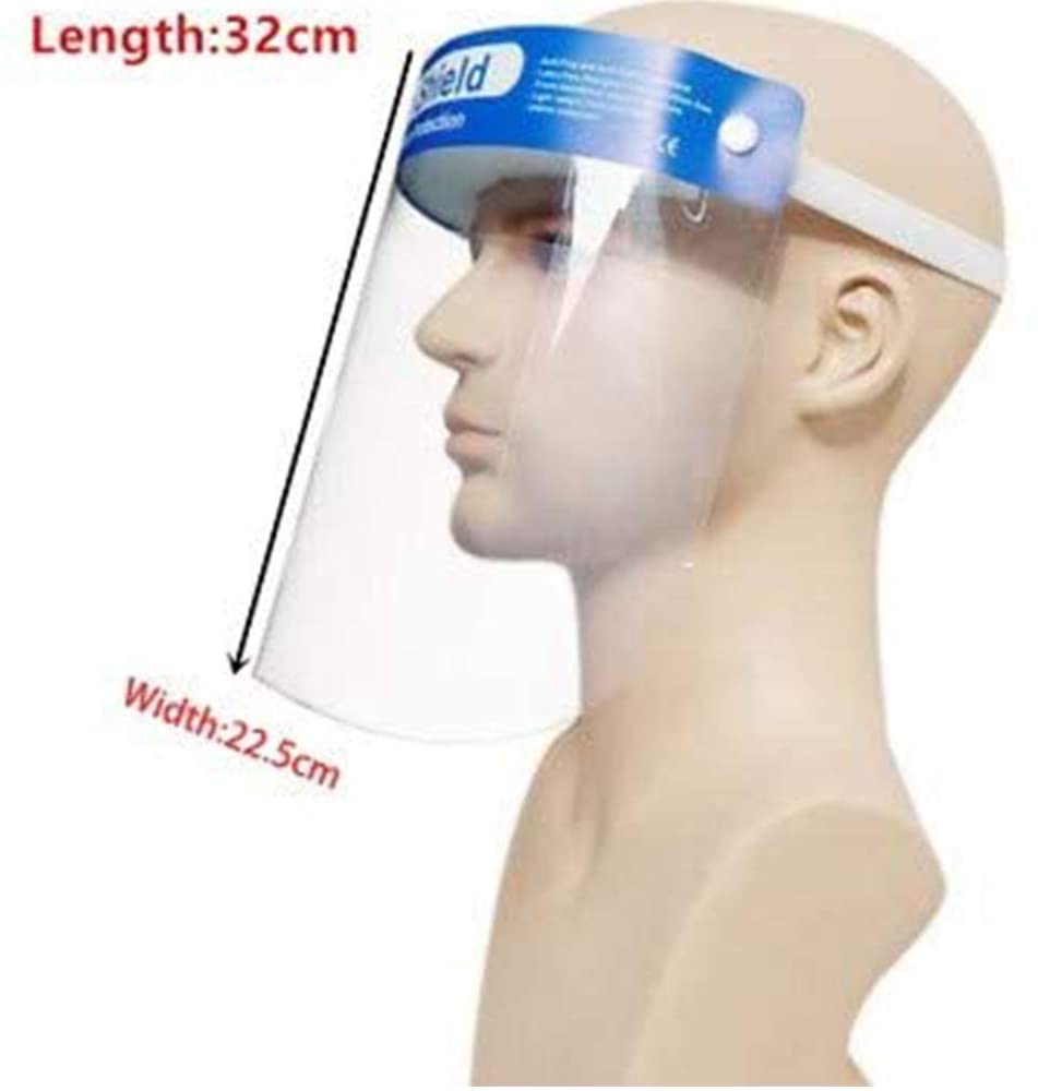 YUN JIN Face Shield Anti-Fog Medical Protect Eyes and Face with Protective Clear Film Elastic Band and Comfort Sponge (5)