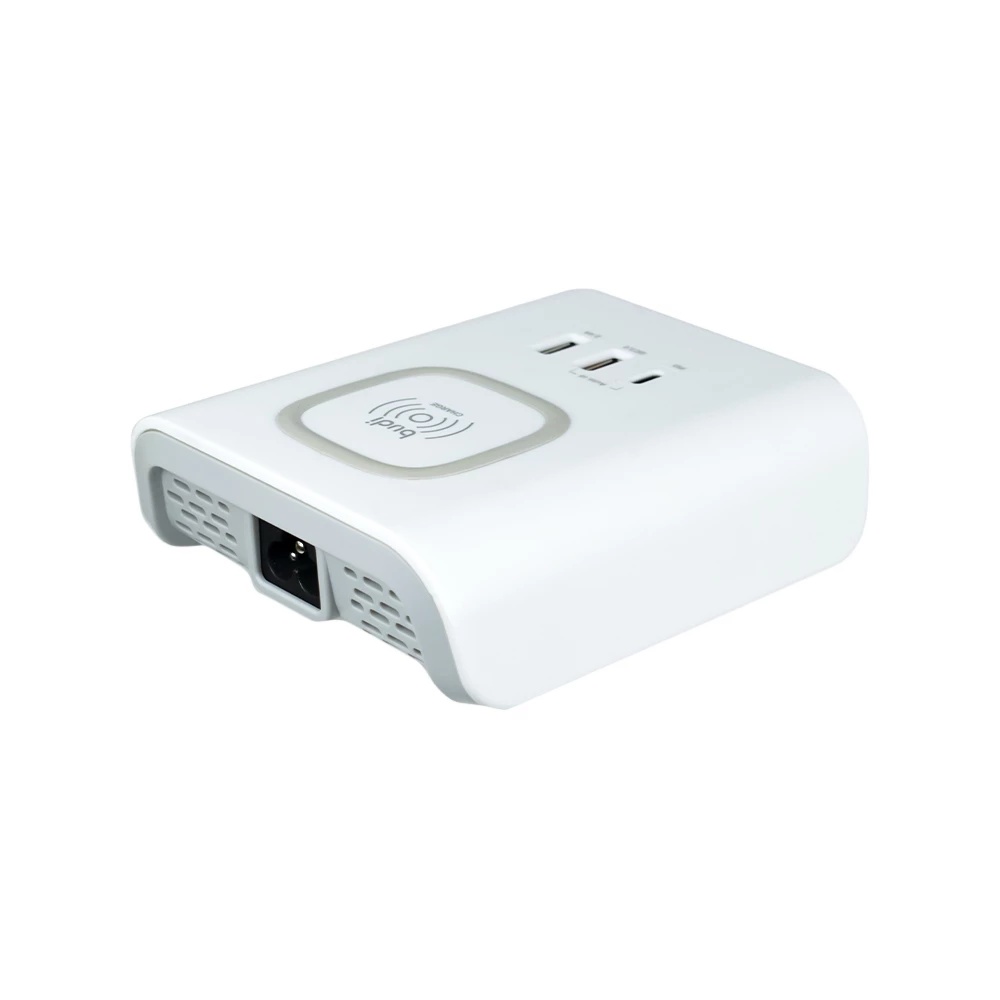 Budi 18W Wireless Phone Charger With Multi-Port Charging Station | M8J027T |