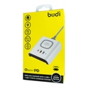 Budi 18W Wireless Phone Charger With Multi-Port Charging Station | M8J027T |
