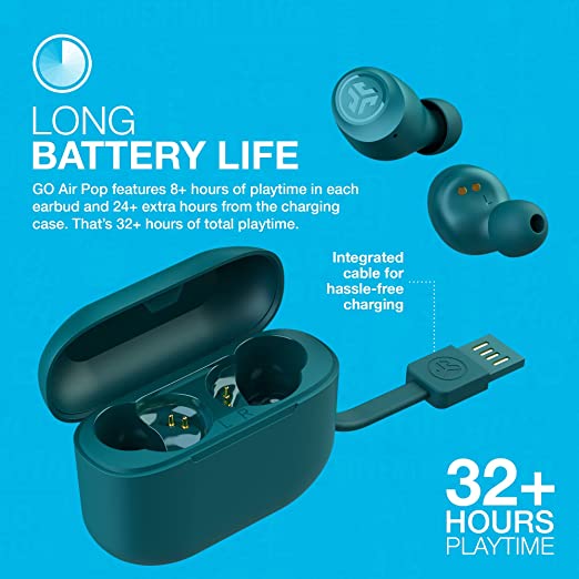JLAB GO AIR POP WIRELESS BLUETOOTH EARBUDS