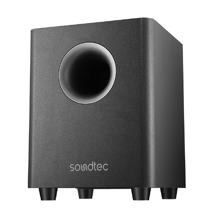 Porodo Soundtec Wireless Bluetooth Soundbar With Wireless Subwoofer | PD-ST21SB150-BK |