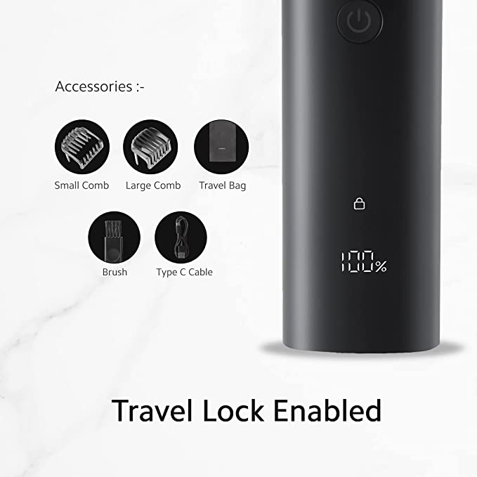 Xiaomi Grooming Kit Pro Trimmer Professional Shaver head, grooming blade, Nose & Ear trimming blade, Hair Clipper beard comb x 2 | XMGHT2KITLF |