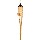 WEATHER RESISTANT LUAU BAMBOO TORCHES OUTDOORS CAMPING FIRE PLACE & HOME DECORE | 180CM |