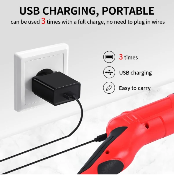 GARDTECH RECHARGEABLE ELECTRIC CHARCOAL STARTER FOR OUTDOORS BBQ & CAMPING