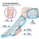 Foot & Leg Heating Compressor Circulation Intelligent Air Compression Leg Massager
