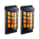 intelligent Solar Flame wall Lights Outdoor Waterproof Flickering Flame Solar Lights