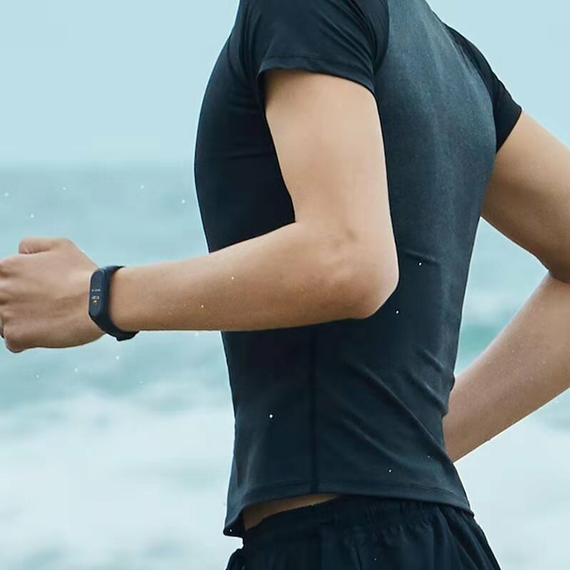 Original Xiaomi Mi Smart band 4 AMOLED Color Screen Wristband 5ATM Long Standby Smart Watch International Version - Black