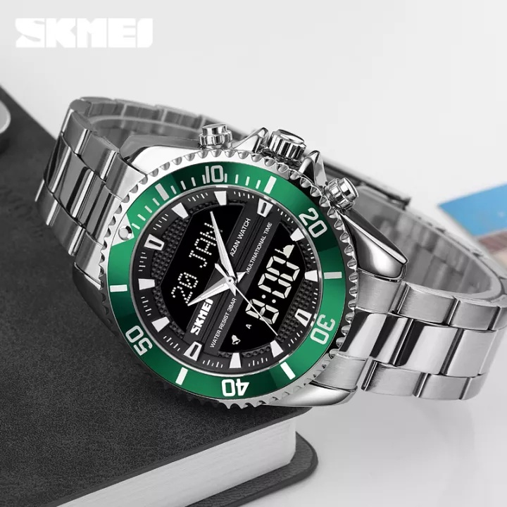 SKMEI Dual Display Luxury Smart Watch With Water-Proof Function