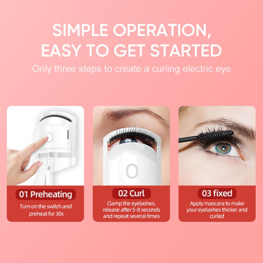 BOMIDI EC1 ELECTRIC HEATED EYELASH CURLER FOR LADIES BEAUTY CARE | EC1 |
