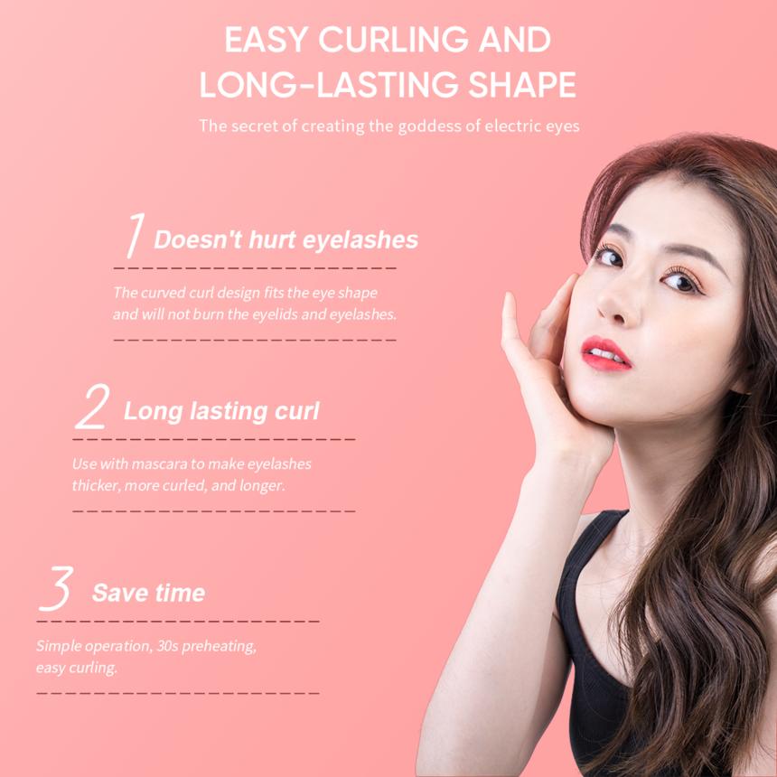 BOMIDI EC1 ELECTRIC HEATED EYELASH CURLER FOR LADIES BEAUTY CARE | EC1 |