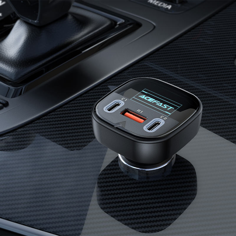 ACEFAST 101W MULTI-PORT FAST IN-CAR CHARGER WITH SMART OLED DISPLAY | B5 |