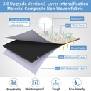 Professional Clothes Comforter Storage Bag Large Capacity Organizer With Reinforced Handle