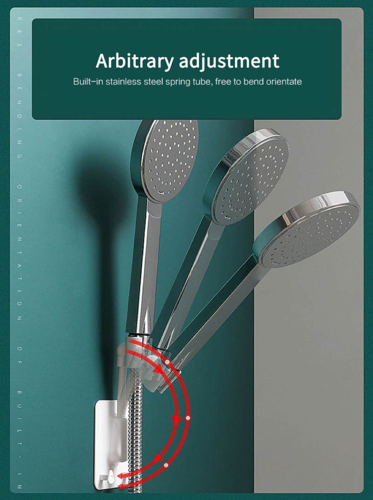Adjustable 360 Degree Rotation Shower Head Hanger
