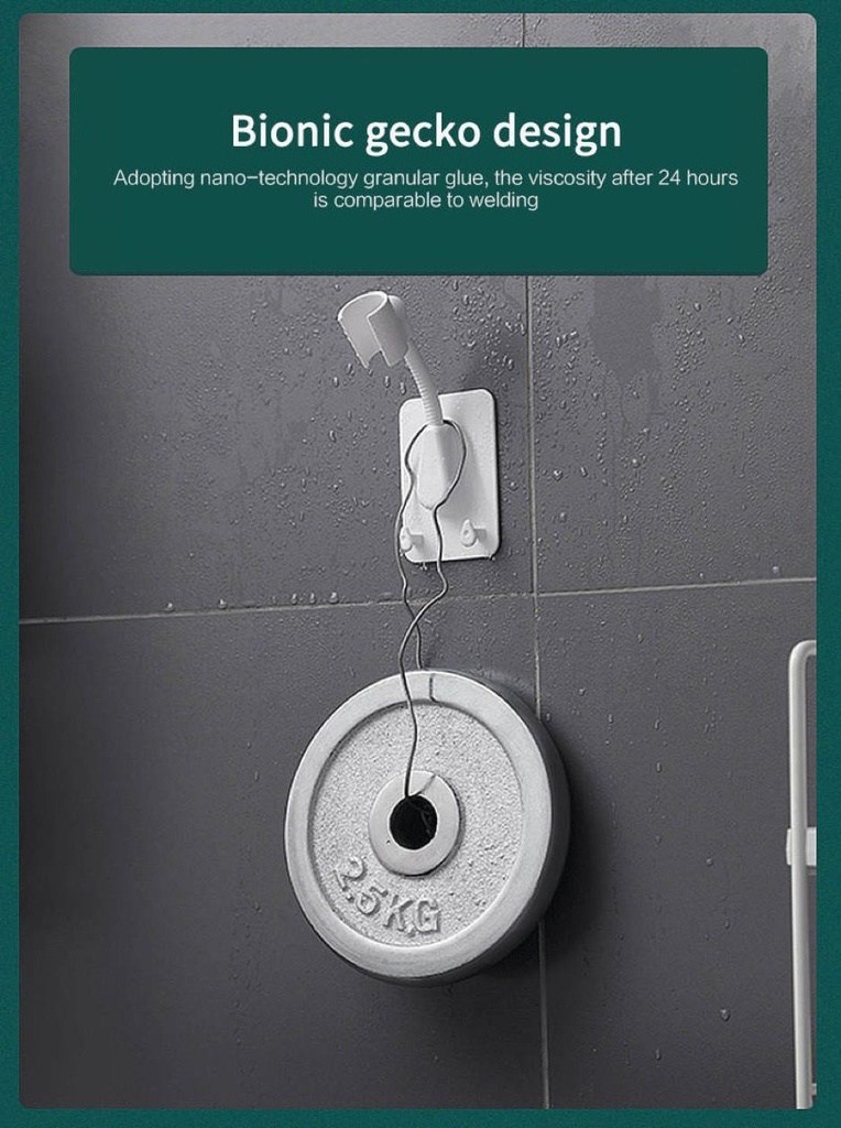 Adjustable 360 Degree Rotation Shower Head Hanger