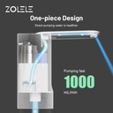 Zolele ZL100 Automatic Folding Water Pump Compatible With Various Type Of Barrels 1200mAh Battery USB Charging - White