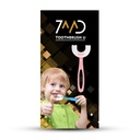 7MD Toothbrush U-Shaped 360° Oral Teeth Cleaning Soft Silicone Kids Toothbrush For Toddlers And Children