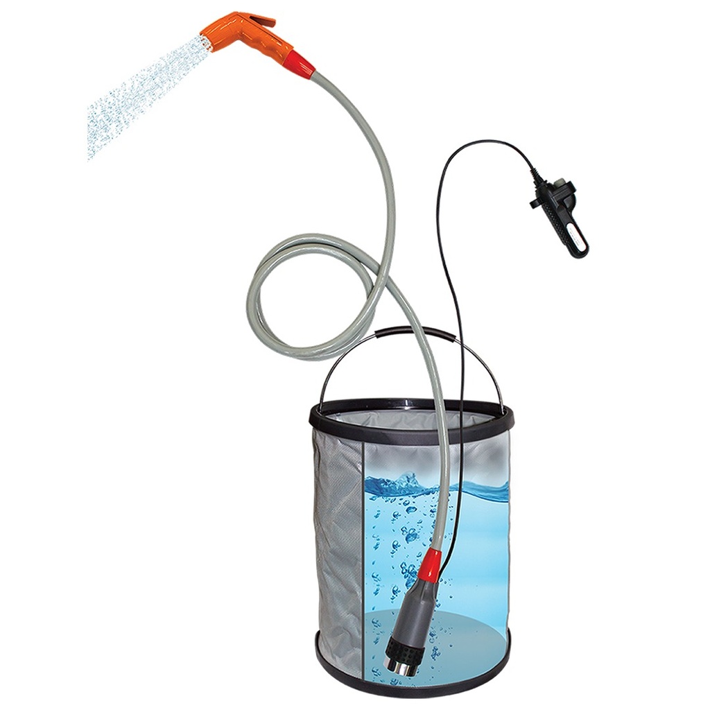 Portable Shower & Bidet Sprayer 12V , Shower Pump for Hiking/Backpacking, Travel, Beach, Pet, Flowering OMEGA KOREA NO-1 | GFS-1314 |